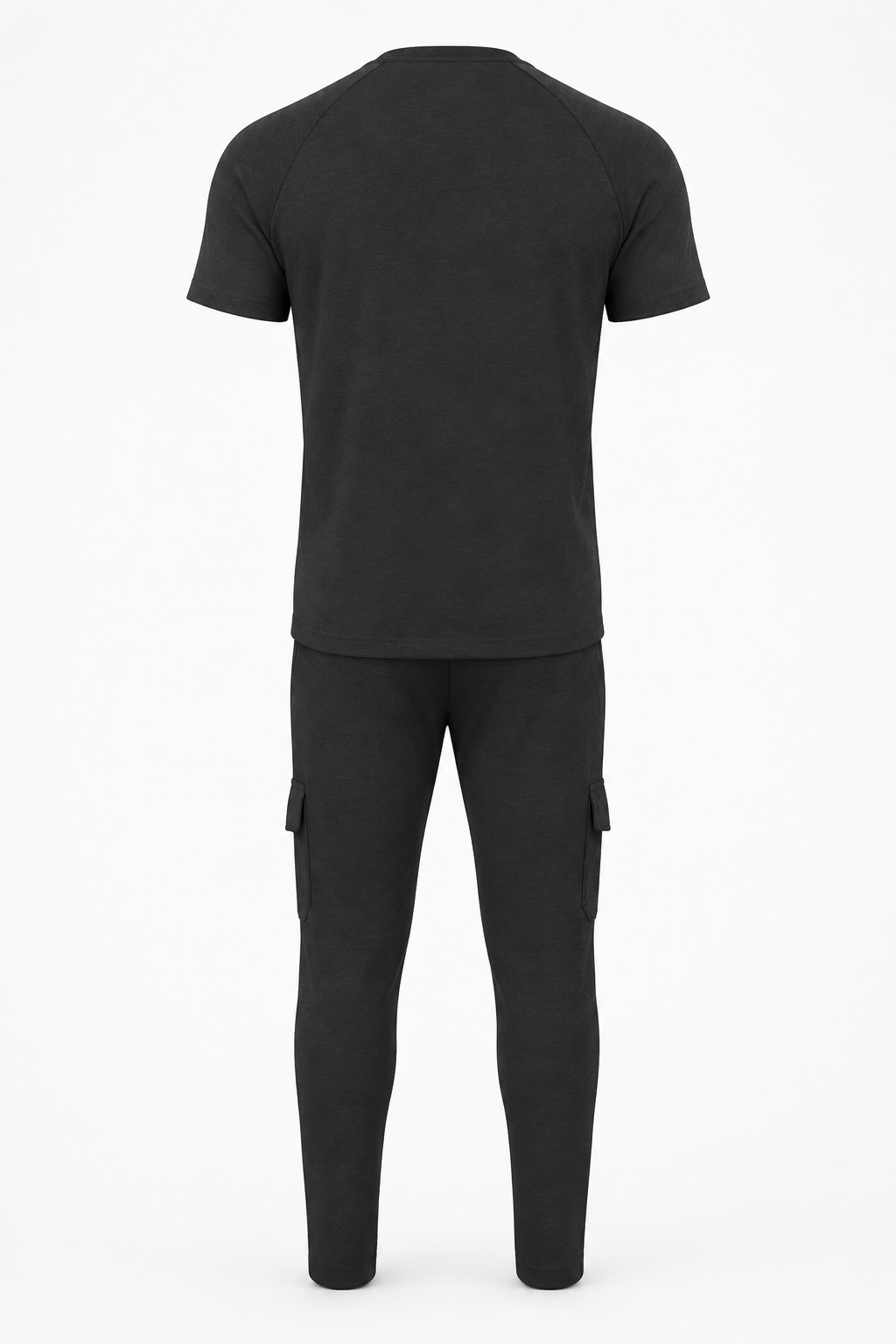 Box Fit Baggy Shirt with Korean Cargo Trouser