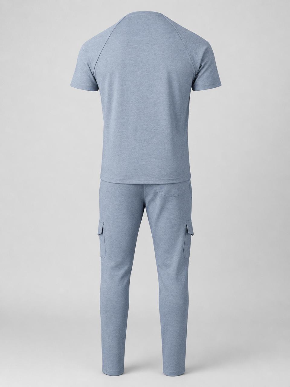 Box Fit Baggy Shirt with Korean Cargo Trouser